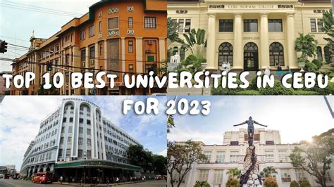 All 8 Universities in Cebu City .